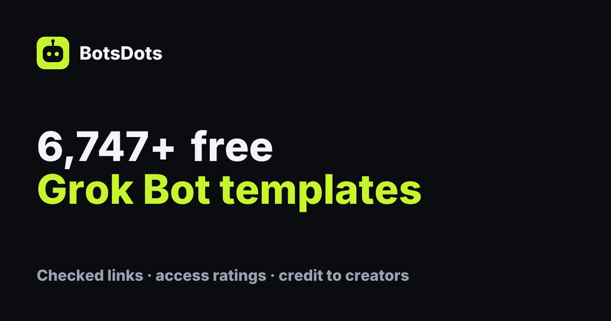 Grok Bot for Gmail — 126 Free Gmail Bot Templates
